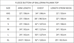 Load image into Gallery viewer, Flannel Button-Up Ballerina Pajama Top
