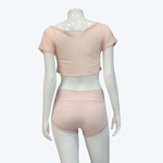 Load image into Gallery viewer, Pink Peony Vintage Crop Top

