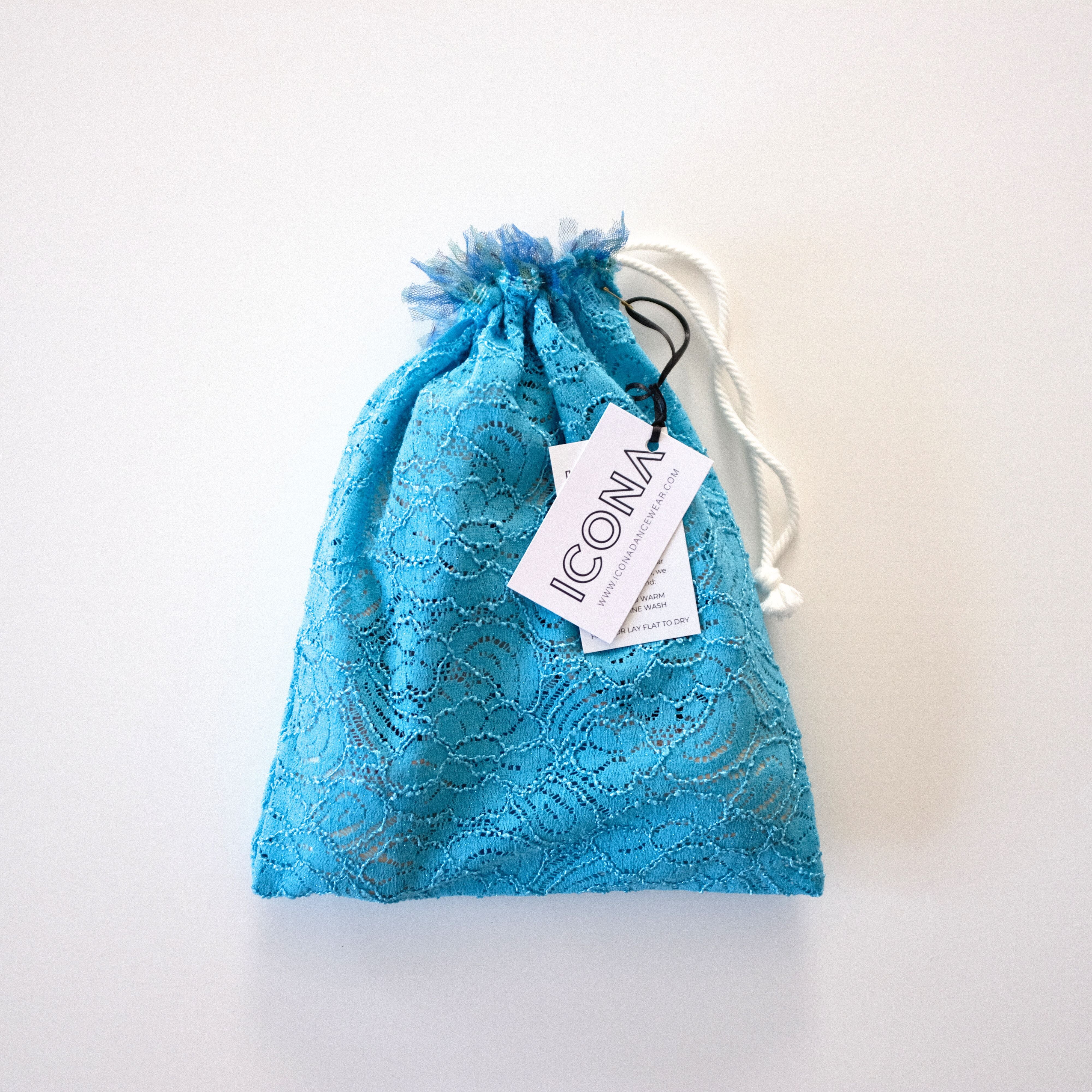 Turquoise Pointe Shoe Bag