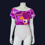 Load image into Gallery viewer, Mod Mosaic Vintage Crop Top
