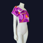 Load image into Gallery viewer, Mod Mosaic Vintage Crop Top
