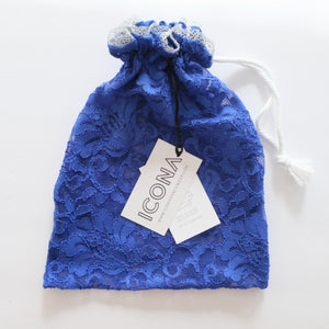 Cobalt Blue Pointe Shoe Bag