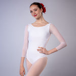 Load image into Gallery viewer, Mesh Sleeve Leotard
